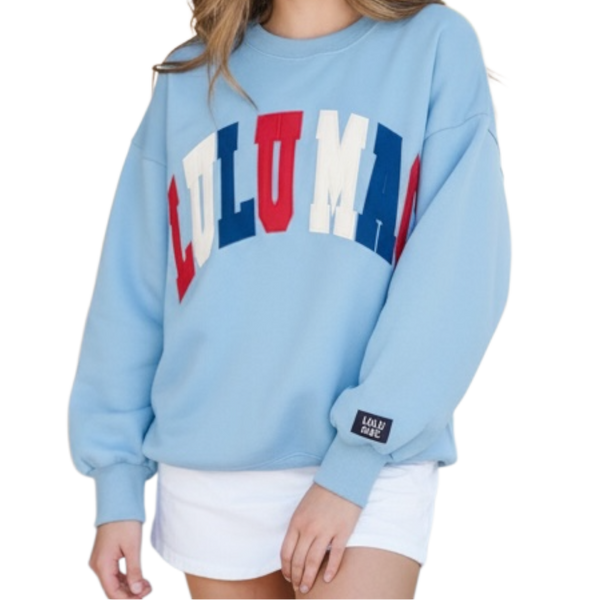 Lulu Mac Red White & Blue Sweatshirt