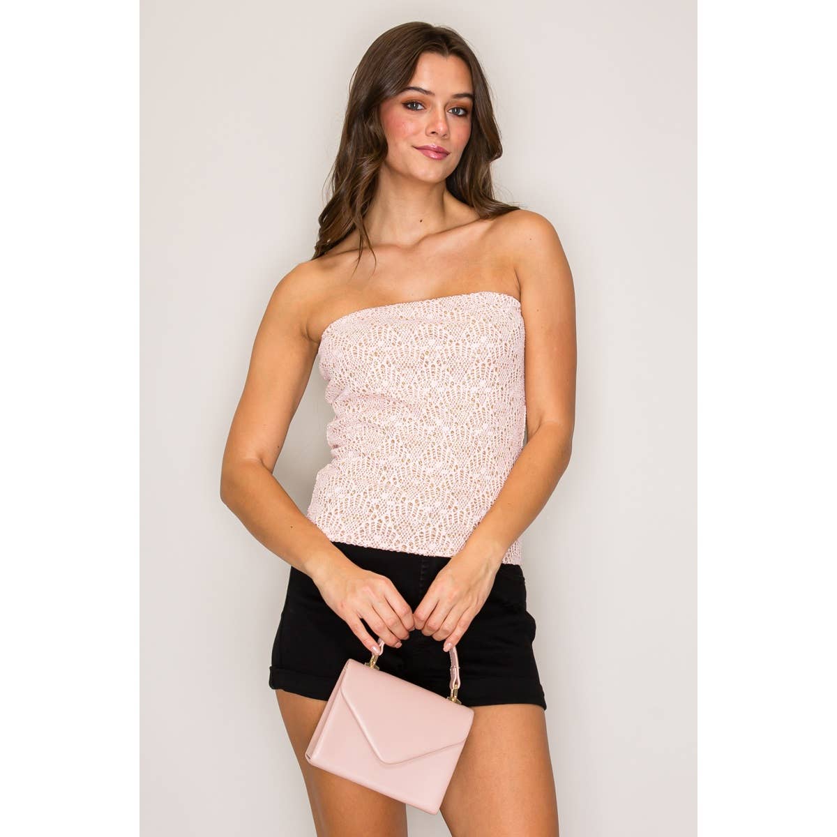 Blair Blush Tube Top