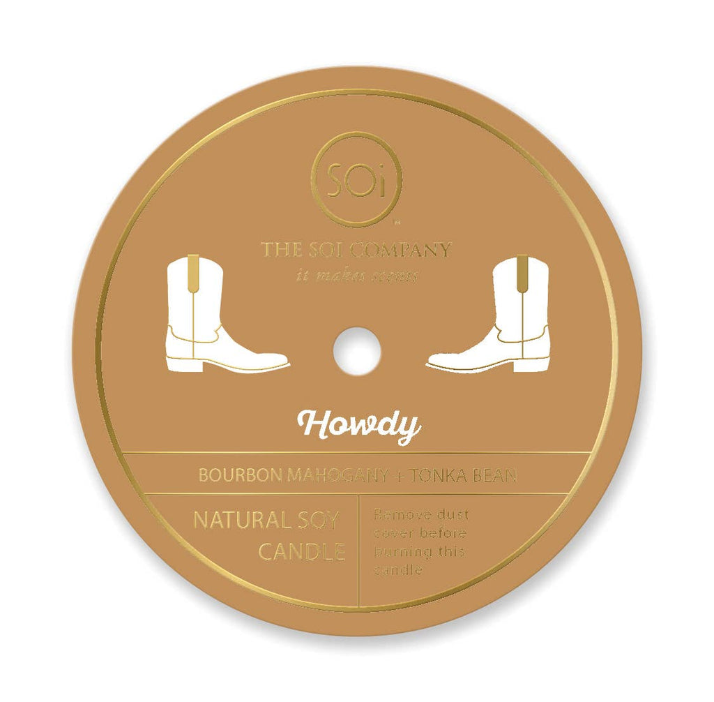 Howdy (Cowboy boot) Icon 12oz Candle